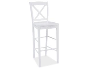 AKCE Bílá barová stolička CD-964 II. jakost