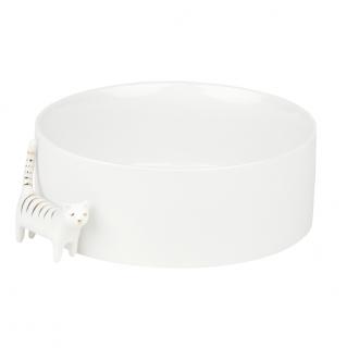 Bílá porcelánová miska CAT
