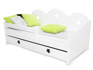 Dětská postel Miki 80 x 160 cm Matrace: Bez matrace, Rošt: S lamelovým roštem