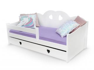 Dětská postel Tosia 80 x 160 cm Matrace: Bez matrace, Rošt: Bez roštu