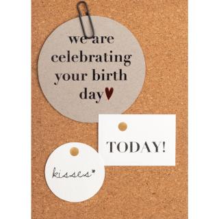 Korkové přání k narozeninám YOUR BIRTHDAY