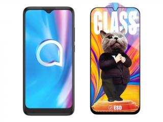 3D Ochranné tvrzené sklo na Alcatel 1V 2020 - Mr. Cat ESD