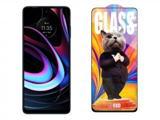 3D Ochranné tvrzené sklo na Motorola Edge 2021 - Mr. Cat ESD
