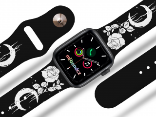 Apple watch řemínek Černá růže barva pásku: černá, Rozměr: 38/40/41mm