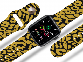 Apple watch řemínek Gepard zlatý Rozměr: 38/40/41mm