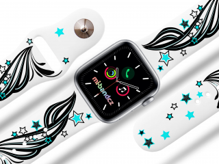 Apple watch řemínek Hvězdná vlna Barva: Bílá, Rozměr: 38/40/41mm