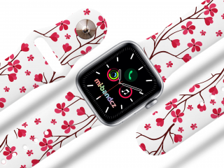 Apple watch řemínek Sakura Barva: Bílá, Rozměr: 38/40/41mm