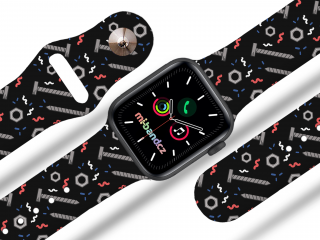 Apple watch řemínek Šrouby Barva: Černá, Rozměr: 38/40/41mm