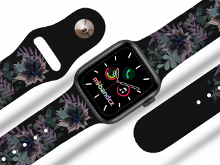 Apple watch řemínek Vodova kytka barva pásku: černá, Rozměr: 38/40/41mm
