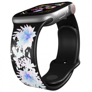 Apple watch řemínek Vodova kytka barva pásku: černá, Rozměr: 42/44/45/49mm