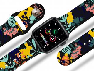 Apple watch řemínek Zajíci v trávě Barva: Černá, Rozměr: 38/40/41mm