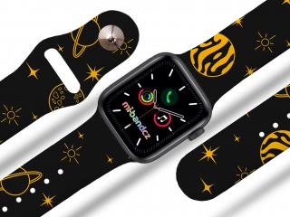 Apple watch řemínek Žluté planetky Rozměr: 38/40/41mm