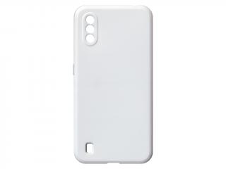 Jednobarevný kryt bílý na Samsung Galaxy A01 / A015 2020