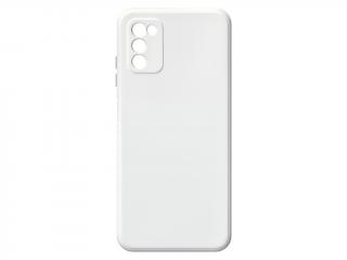 Jednobarevný kryt bílý na Samsung Galaxy A03s / A037