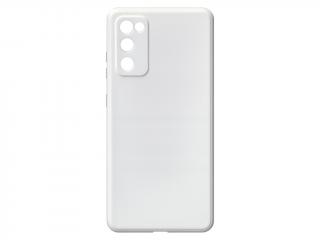 Jednobarevný kryt bílý na Samsung Galaxy S20 FE 2022