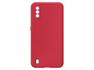 Jednobarevný kryt červený na Samsung Galaxy A01 / A015 2020