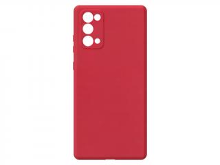 Jednobarevný kryt červený na Samsung Galaxy Note 20 5G