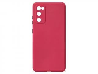 Jednobarevný kryt červený na Samsung Galaxy S20 FE 2022