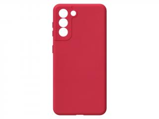 Jednobarevný kryt červený na Samsung Galaxy S21 5G