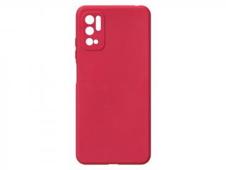 Jednobarevný kryt červený na Xiaomi Poco M3 Pro 5G