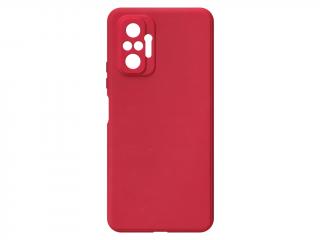 Jednobarevný kryt červený na Xiaomi Redmi Note 10 Pro 5G