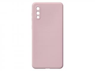Jednobarevný kryt pískově růžový na Samsung Galaxy A02