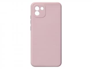 Jednobarevný kryt pískově růžový na Samsung Galaxy A03