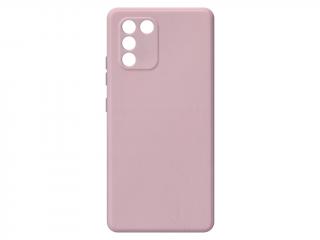 Jednobarevný kryt pískově růžový na Samsung Galaxy A91
