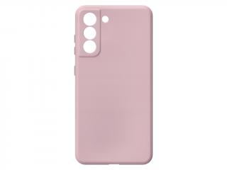 Jednobarevný kryt pískově růžový na Samsung Galaxy S21 FE