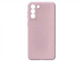 Jednobarevný kryt pískově růžový na Samsung Galaxy S21 Plus 5G