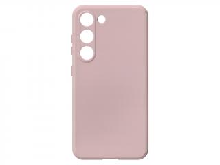 Jednobarevný kryt pískově růžový na Samsung Galaxy S23 5G