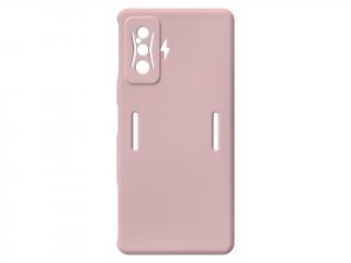 Jednobarevný kryt pískově růžový na Xiaomi Poco F4 GT