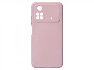 Jednobarevný kryt pískově růžový na Xiaomi Poco M4 Pro 4G
