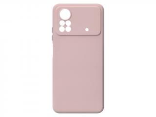 Jednobarevný kryt pískově růžový na Xiaomi Poco X4 Pro