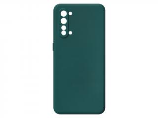 Jednobarevný kryt tmavě zelený na Oppo Find X2 Lite / Oppo Reno 3