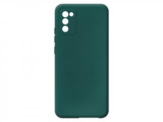 Jednobarevný kryt tmavě zelený na Samsung Galaxy A02S