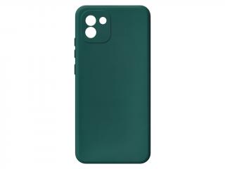 Jednobarevný kryt tmavě zelený na Samsung Galaxy A03