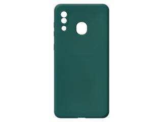 Jednobarevný kryt tmavě zelený na Samsung Galaxy A30