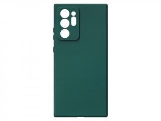 Jednobarevný kryt tmavě zelený na Samsung Galaxy Note 20 Ultra