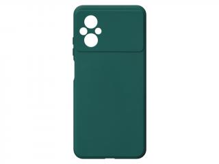Jednobarevný kryt tmavě zelený na Xiaomi Poco M4 5G