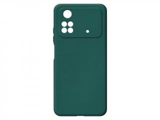 Jednobarevný kryt tmavě zelený na Xiaomi Poco M4 Pro 4G
