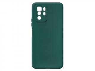 Jednobarevný kryt tmavě zelený na Xiaomi Poco X3 GT