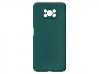 Jednobarevný kryt tmavě zelený na Xiaomi Poco X3 NFC