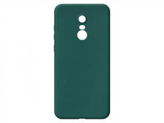 Jednobarevný kryt tmavě zelený na Xiaomi Redmi 5 Plus