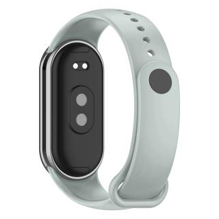 Jednobarevný náhradní náramek Mi band 8/9 Pro Přístroj: Xiaomi Mi Band 8/9, Barva: Šedo-zelená