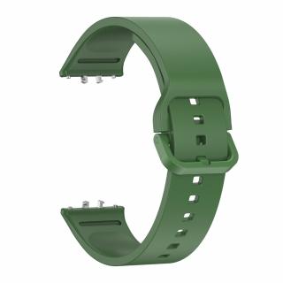 Jednobarevný řemínek pro Samsung Galaxy Fit 3 Barva náramku: Tmavě zelená
