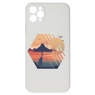 Kryt Západ slunce bílý pro iPhone 11 Pro Max