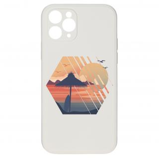 Kryt Západ slunce bílý pro iPhone 11 Pro