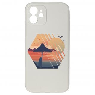 Kryt Západ slunce bílý pro iPhone 12