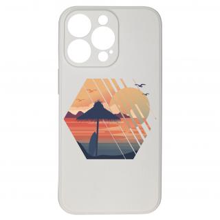 Kryt Západ slunce bílý pro iPhone 13 Pro